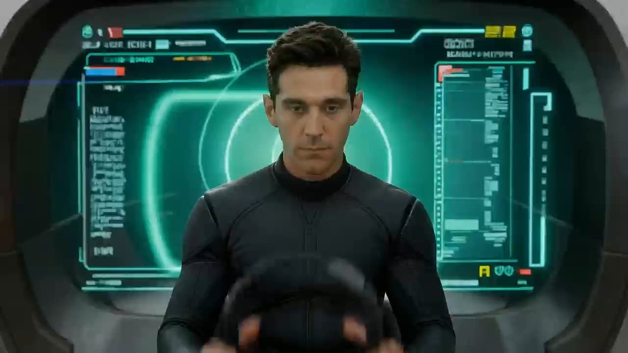 Sci-Fi Action Sequence - AI video generator showcase example